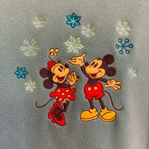 Vintage Mickey and Minnie Fleece Crew Neck